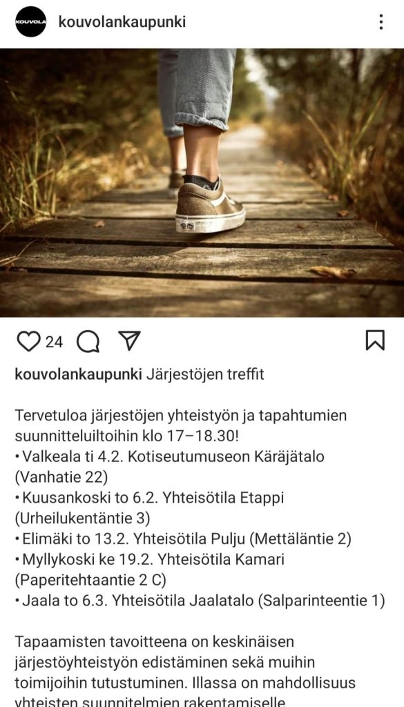 Järjestöjen treffit Kouvola
